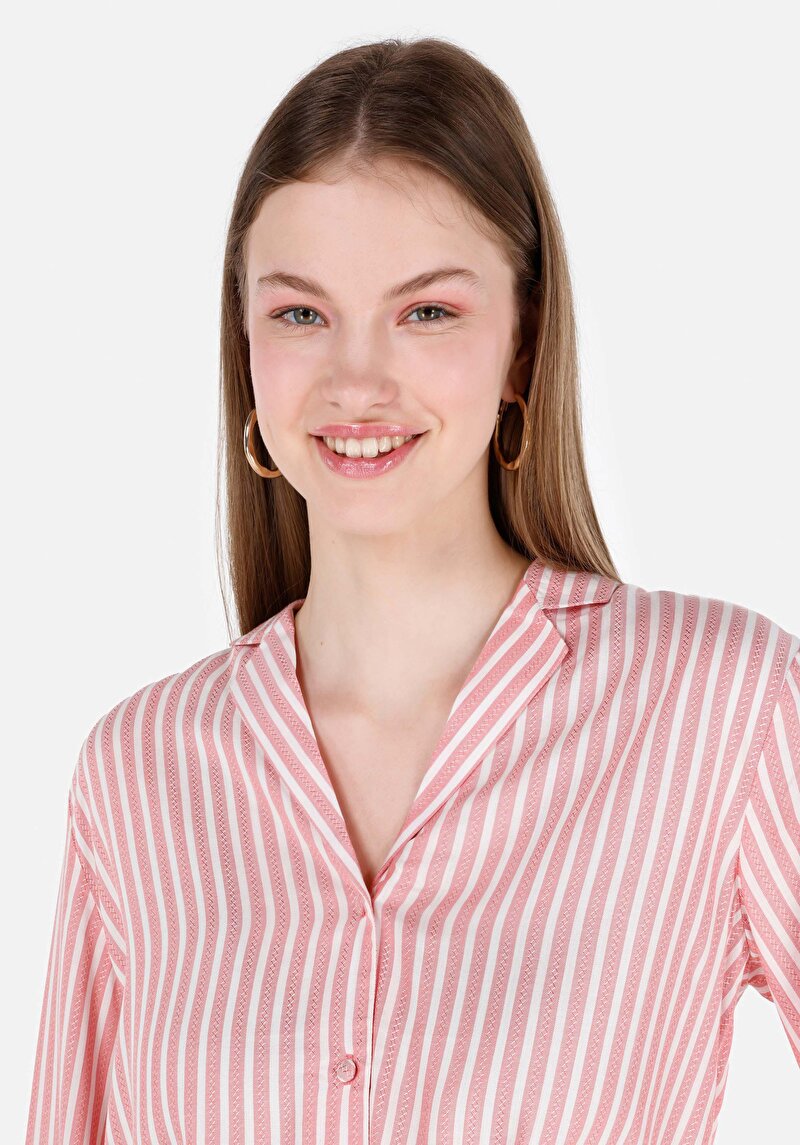 Показати інформацію про Сорочка З Довгим Рукавом Жіноча Червона  Cl1068905