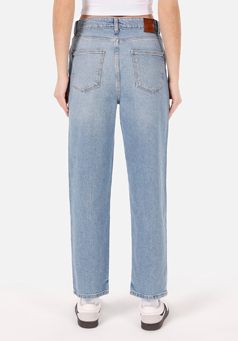 Зображення 884 Lauren Джинси Жіночі Блакитні Прямого Крою Cl1071681