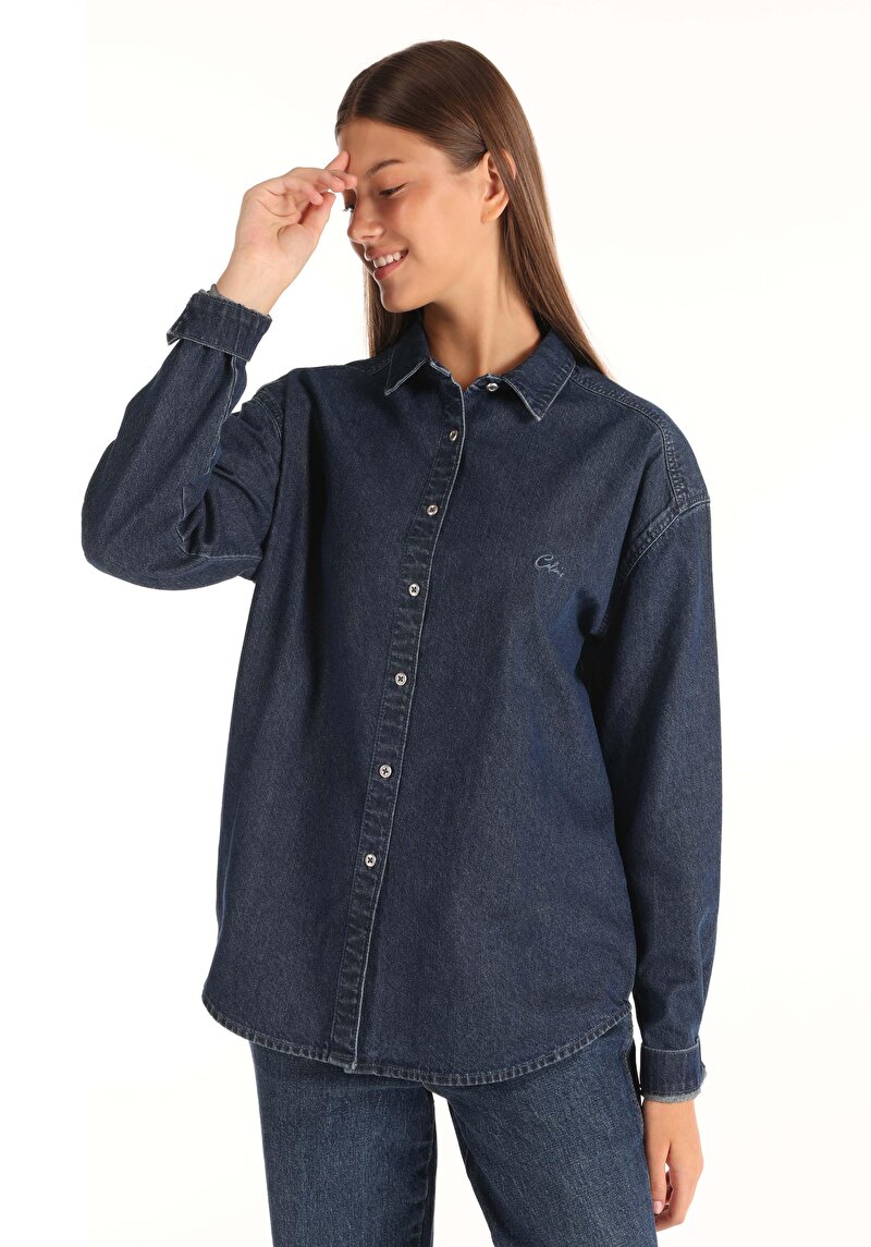 Зображення 480 Bovary Сорочка З Довгим Рукавом Жіноча Блакитна  Cl1065547