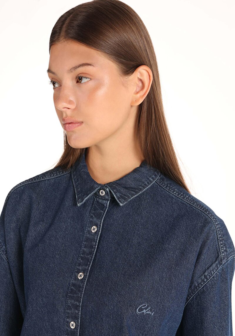 Показати інформацію про 480 Bovary Сорочка З Довгим Рукавом Жіноча Блакитна  Cl1065547