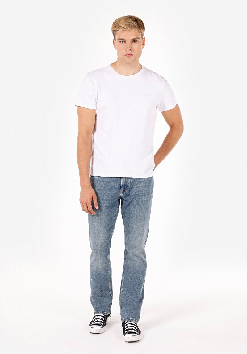 Зображення 045 David Джинси Чоловічі Блакитні Класичного Крою Cl1071295