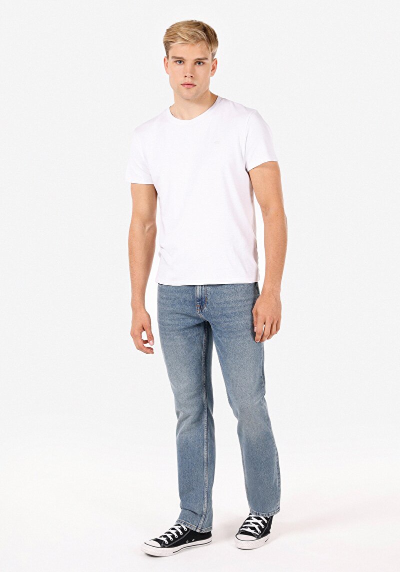 Зображення 045 David Джинси Чоловічі Блакитні Класичного Крою Cl1071295