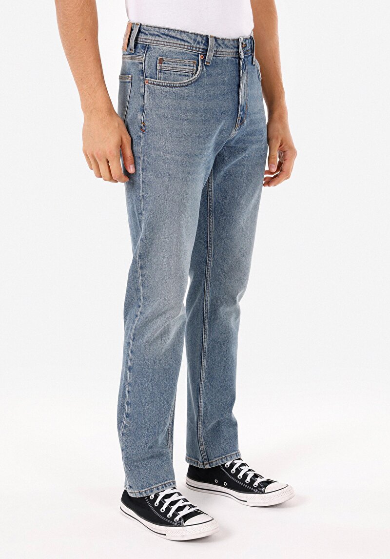Зображення 045 David Джинси Чоловічі Блакитні Класичного Крою Cl1071295