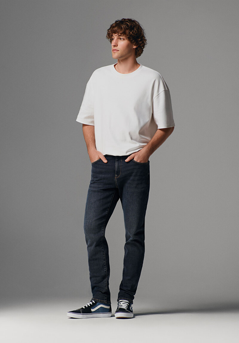 Зображення 041 Danny Джинси Чоловічі Сині Вузького Крою Cl1067186