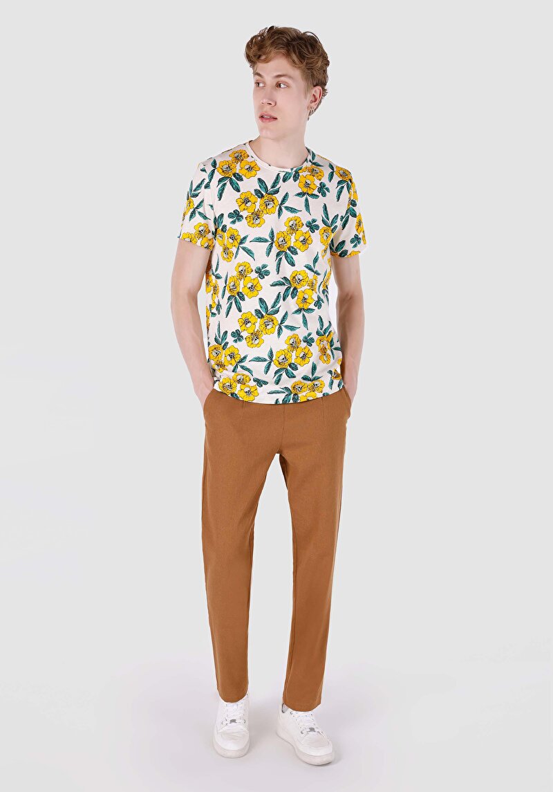 Показати інформацію про Футболка З Коротким Рукавом Чоловіча Біла  Cl1062718