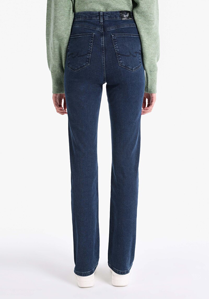 Показати інформацію про 792 Mila Джинси Жіночі Блакитні Класичного Крою Cl1065554