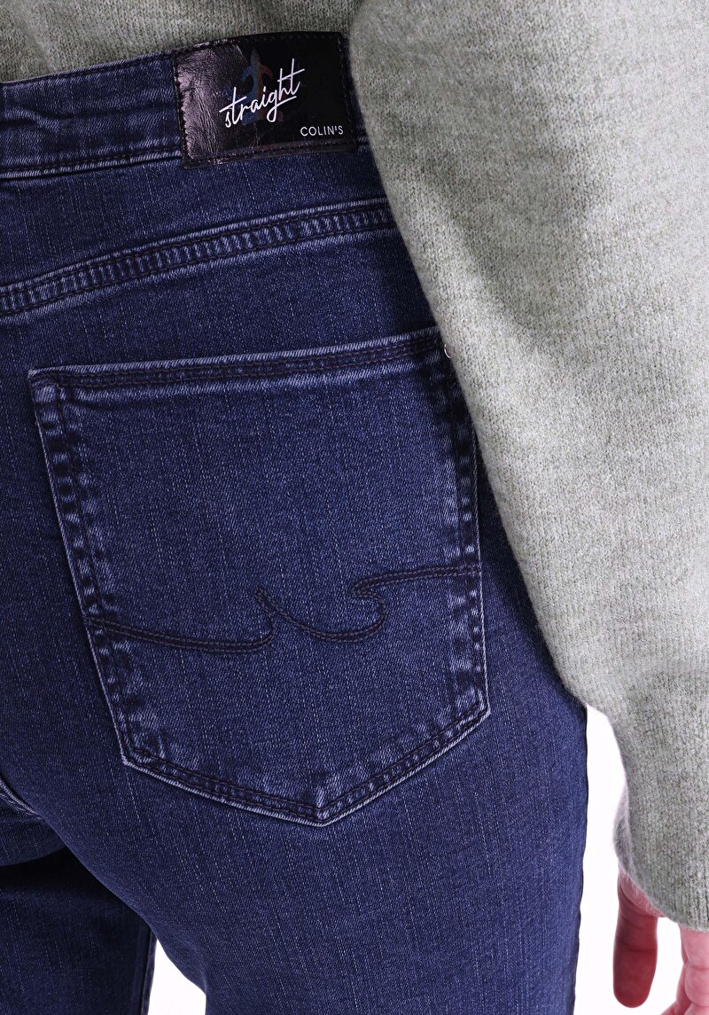 Показати інформацію про 792 Mila Джинси Жіночі Блакитні Класичного Крою Cl1065554