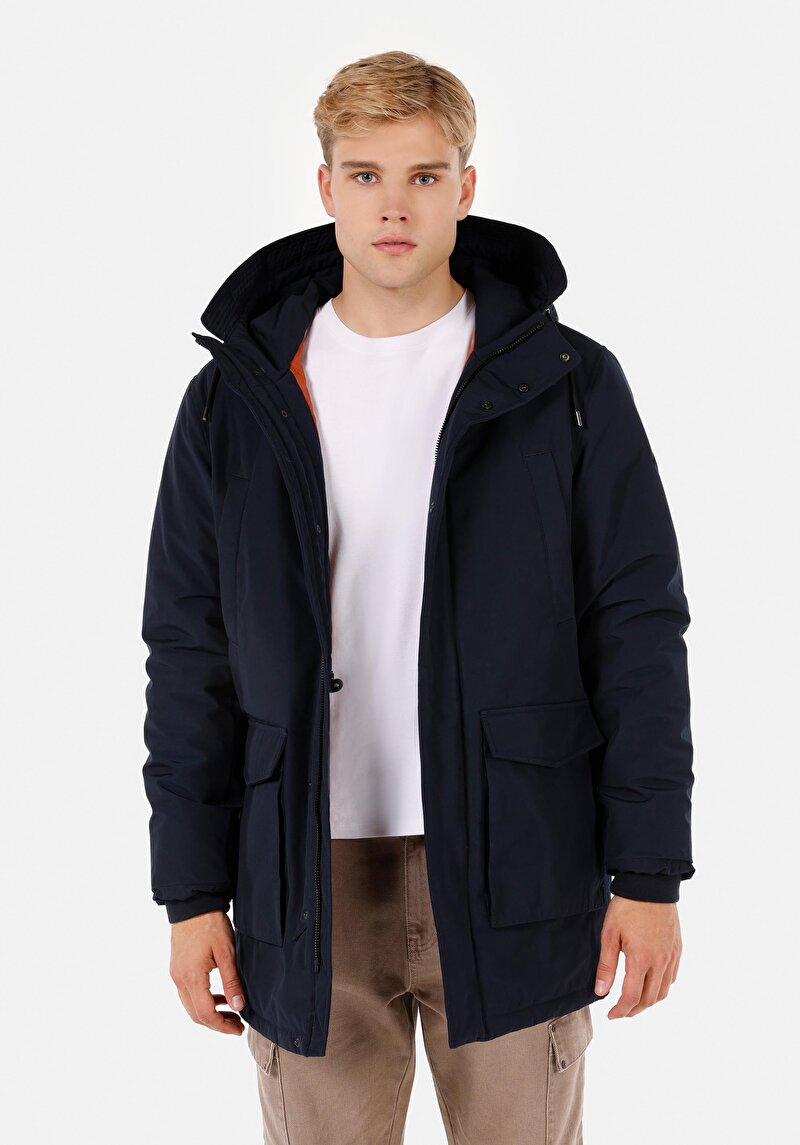 Зображення Пальто Чоловіче Синє  Cl1071004