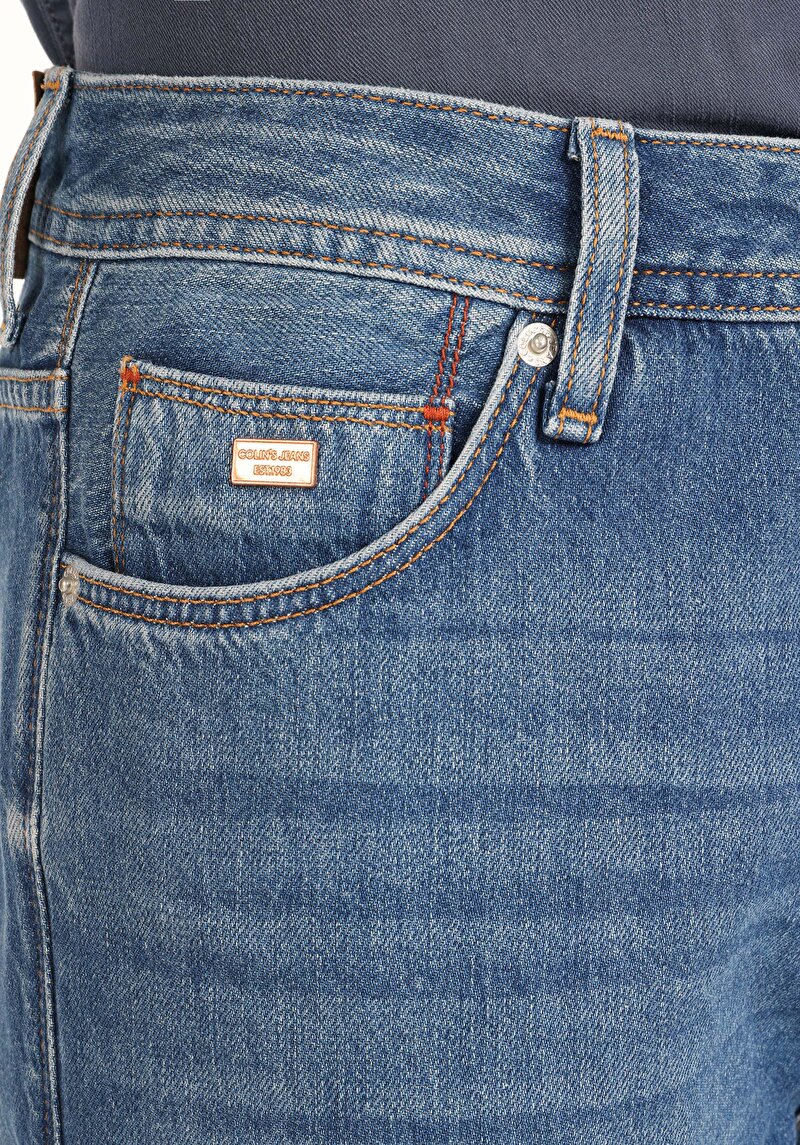 Показати інформацію про 045 David Джинси Чоловічі Блакитні Класичного Крою Cl1065557