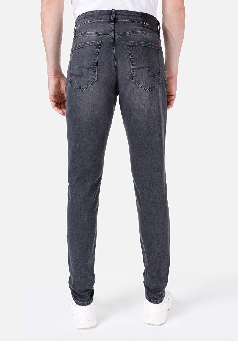 Показати інформацію про 041 Danny Джинси Чоловічі Чорні Вузького Крою Cl1067196