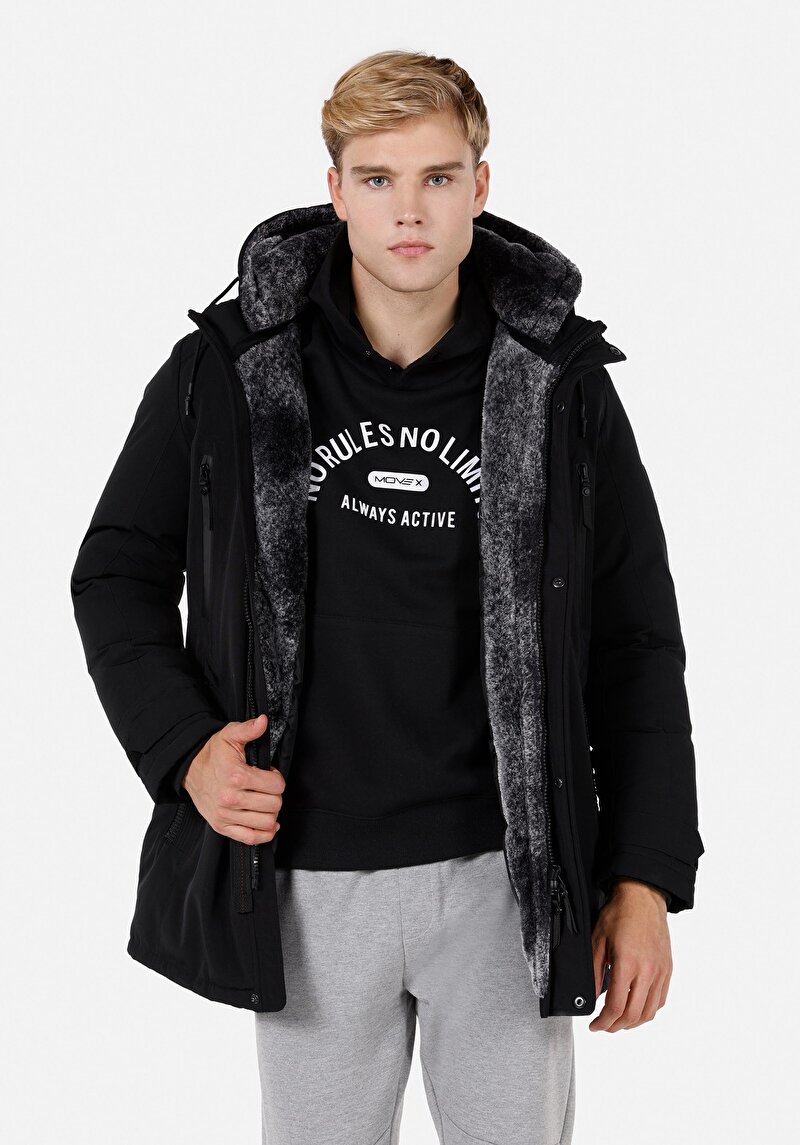 Зображення Пальто Чоловіче Чорне  Cl1071006