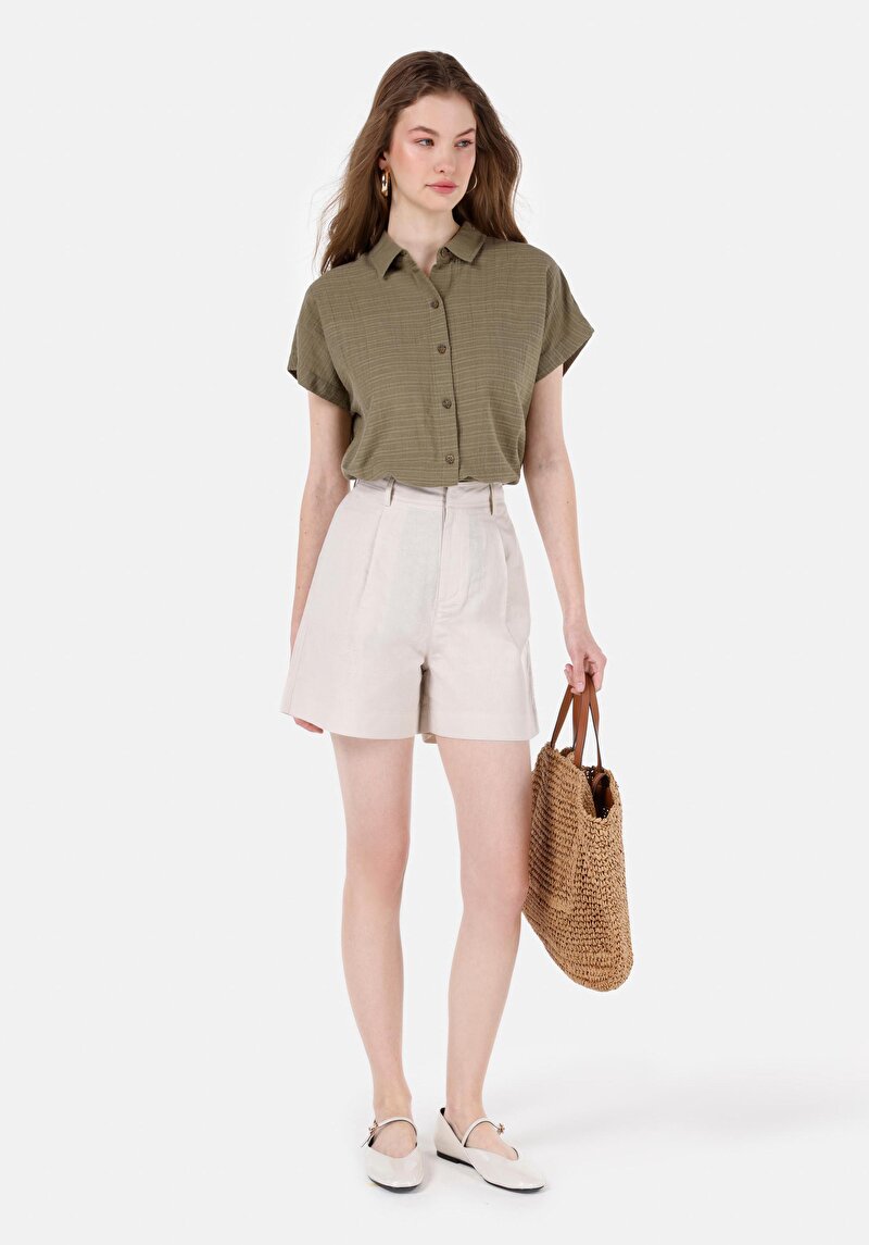 Зображення Шорти Жіночі Бежеві  Cl1068966