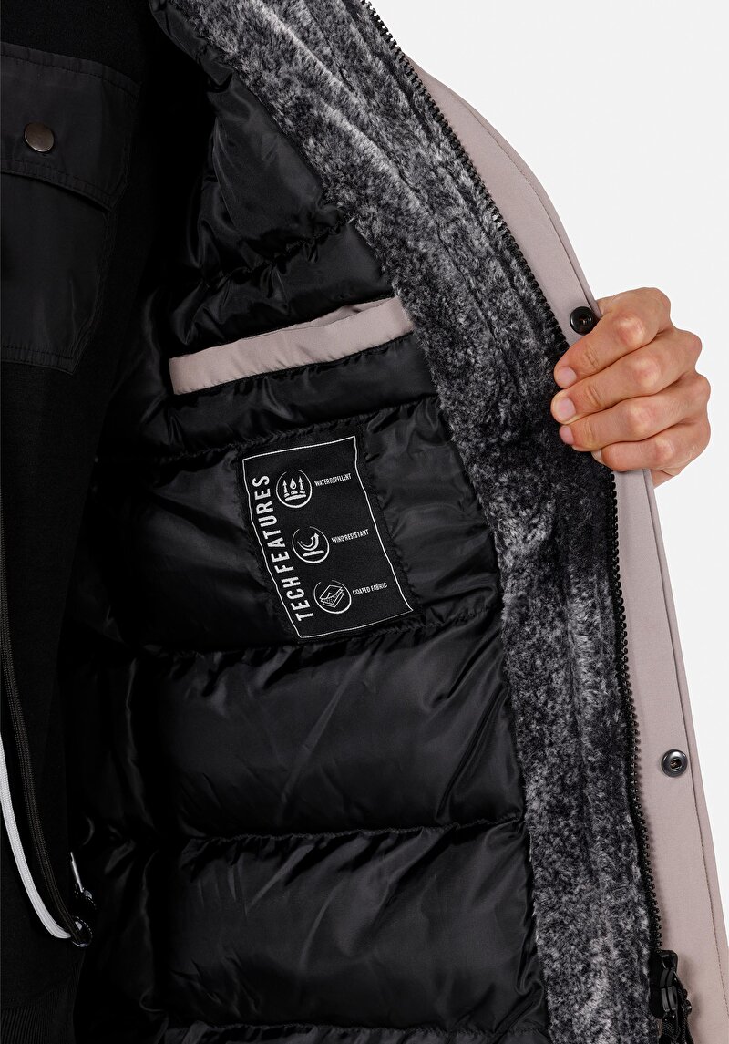 Показати інформацію про Пальто Чоловіче Бежеве  Cl1071006