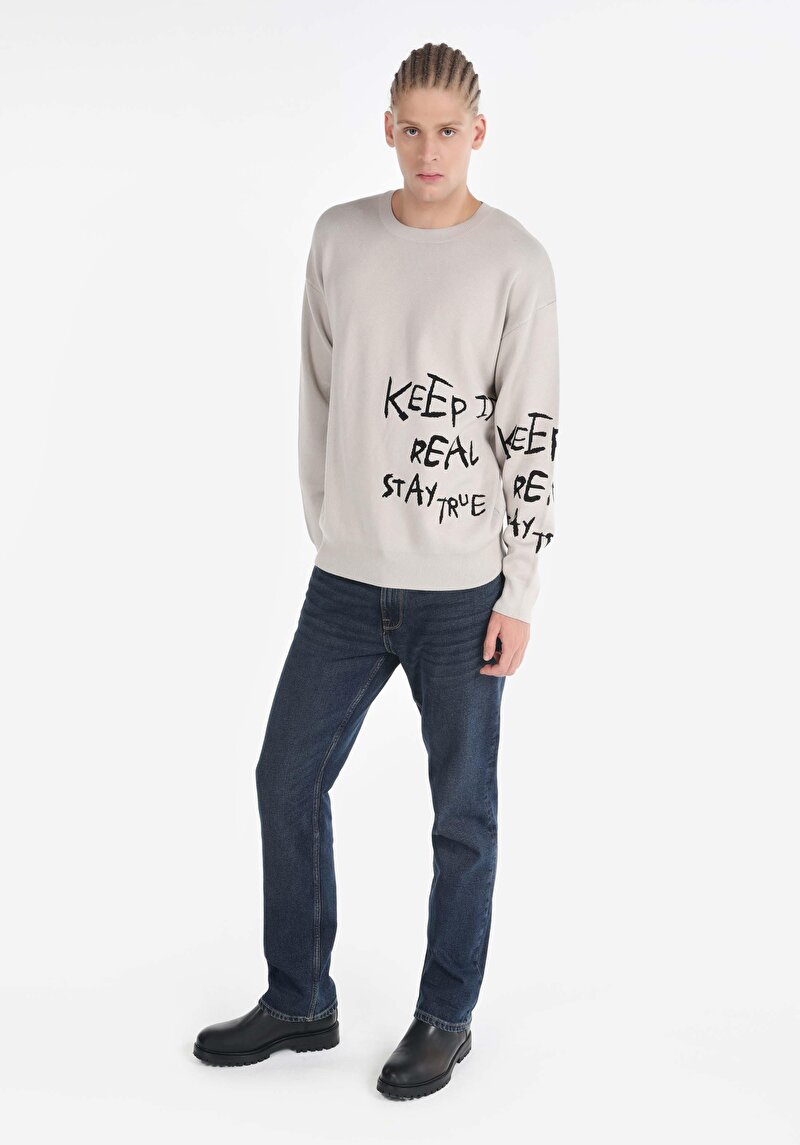 Показати інформацію про Светр Чоловічий Сірий  Cl1065571