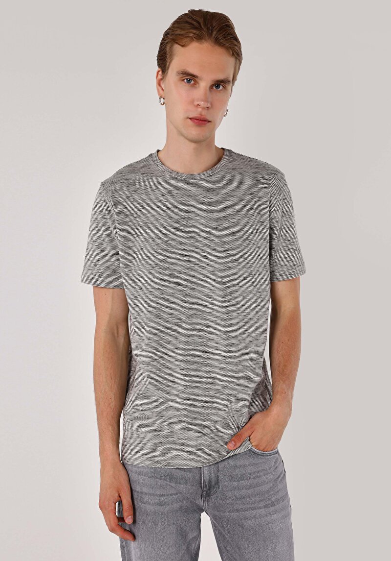Зображення Футболка З Коротким Рукавом Чоловіча Сіра  Cl1062866