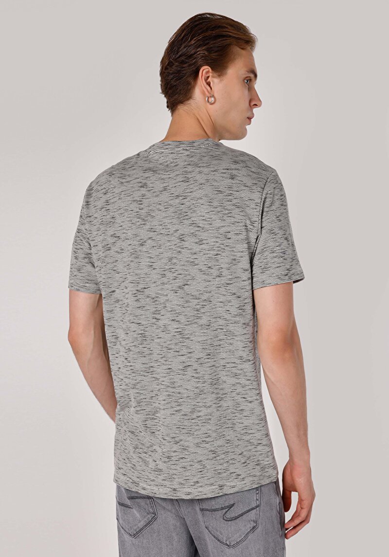 Показати інформацію про Футболка З Коротким Рукавом Чоловіча Сіра  Cl1062866