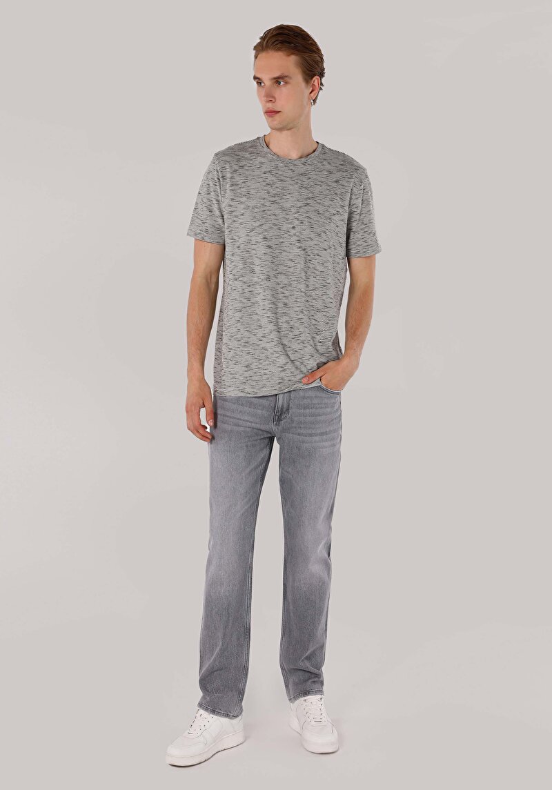 Показати інформацію про Футболка З Коротким Рукавом Чоловіча Сіра  Cl1062866