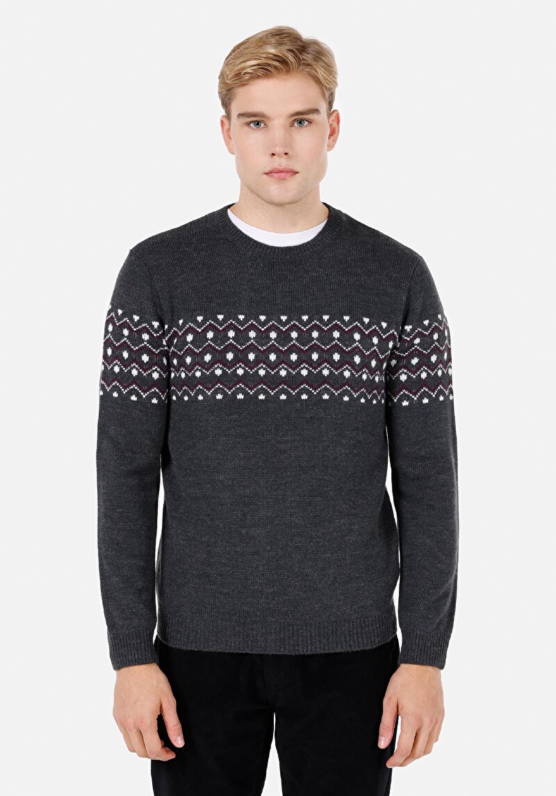 Зображення Светр Чоловічий Сірий Cl1071694