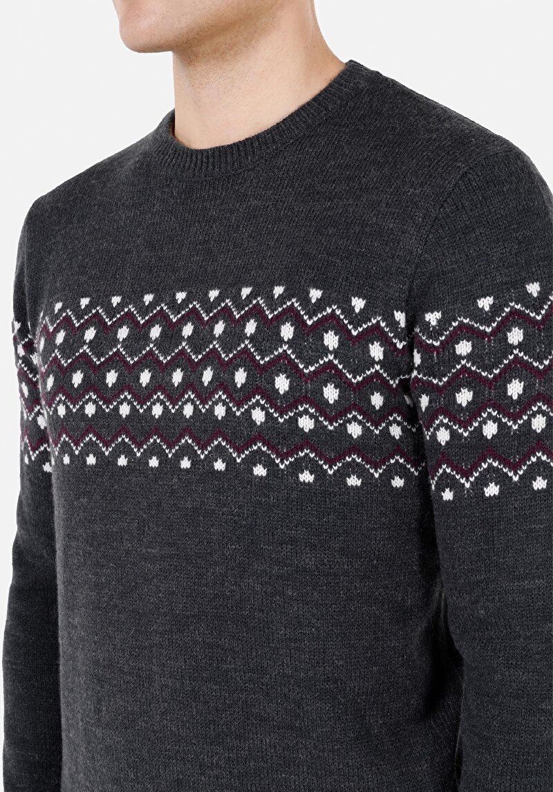 Показати інформацію про Светр Чоловічий Сірий  Cl1071694