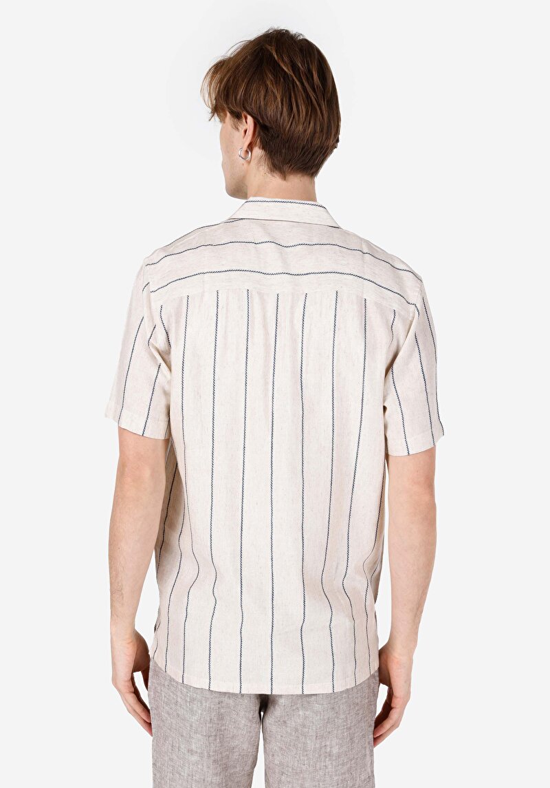 Зображення Сорочка З Коротким Рукавом Чоловіча Бежева Cl1062894