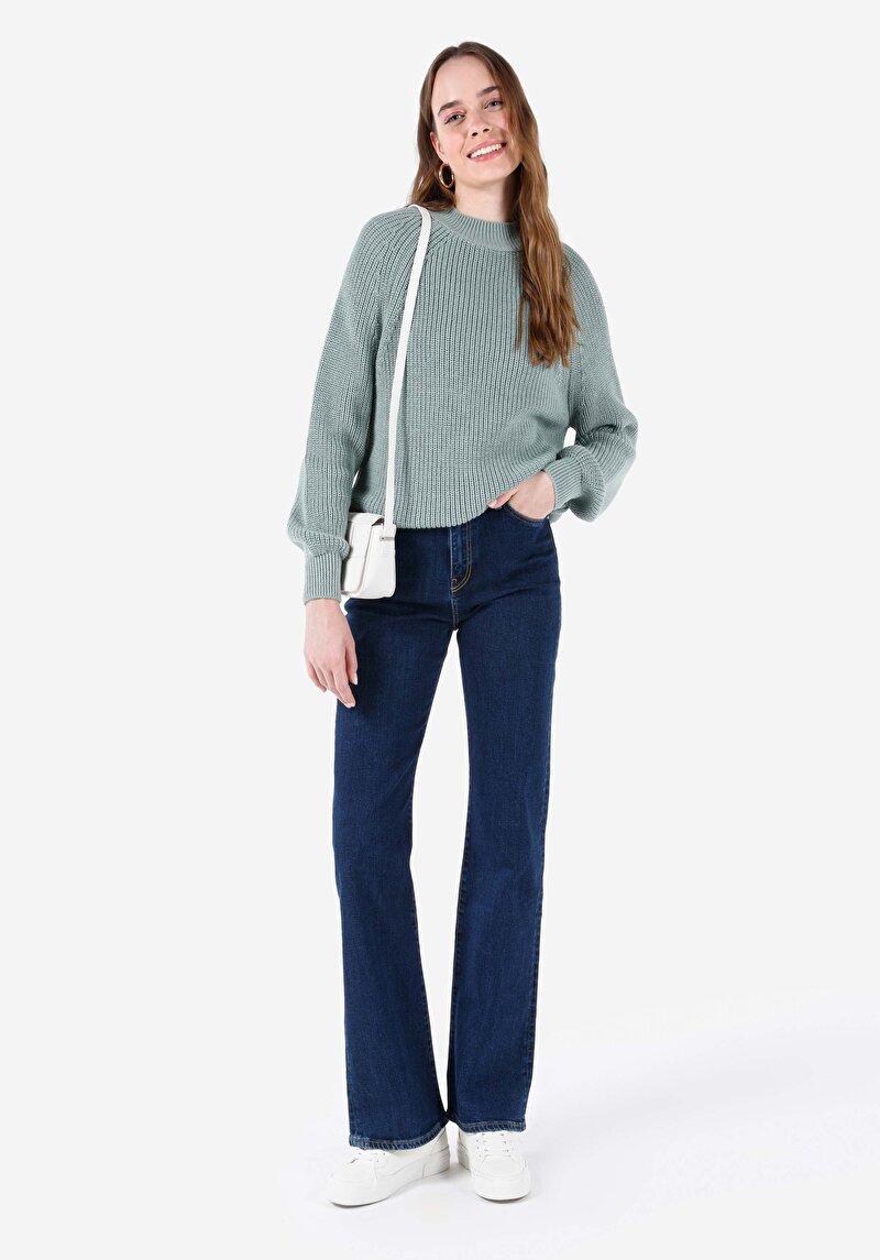 Зображення 791 Monica Джинси Жіночі Блакитні Класичного Крою Cl1067204