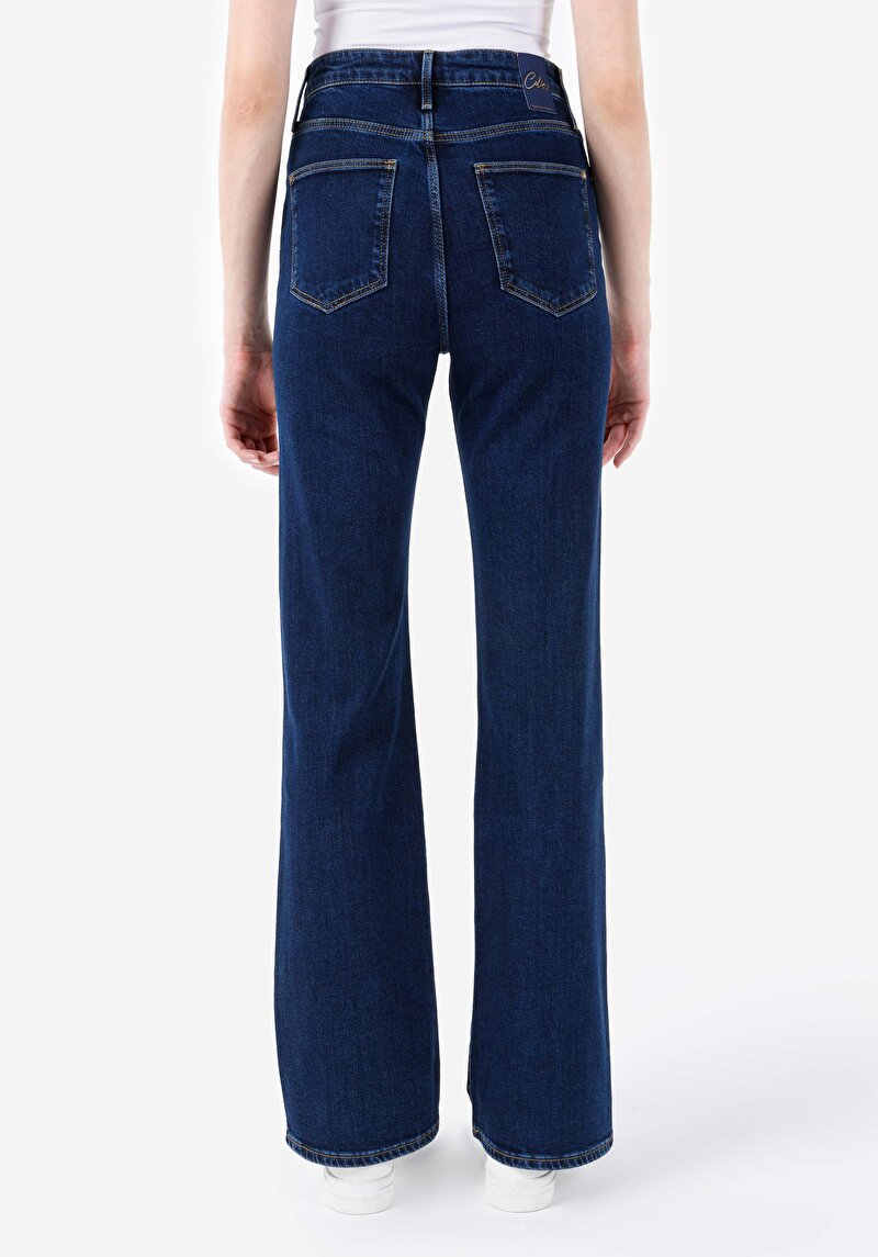 Зображення 791 Monica Джинси Жіночі Блакитні Класичного Крою Cl1067204