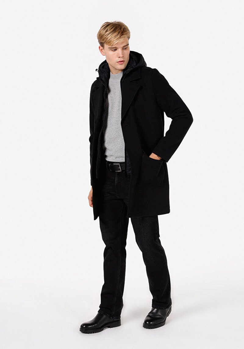 Показати інформацію про Пальто Чоловіче Чорне  Cl1071017