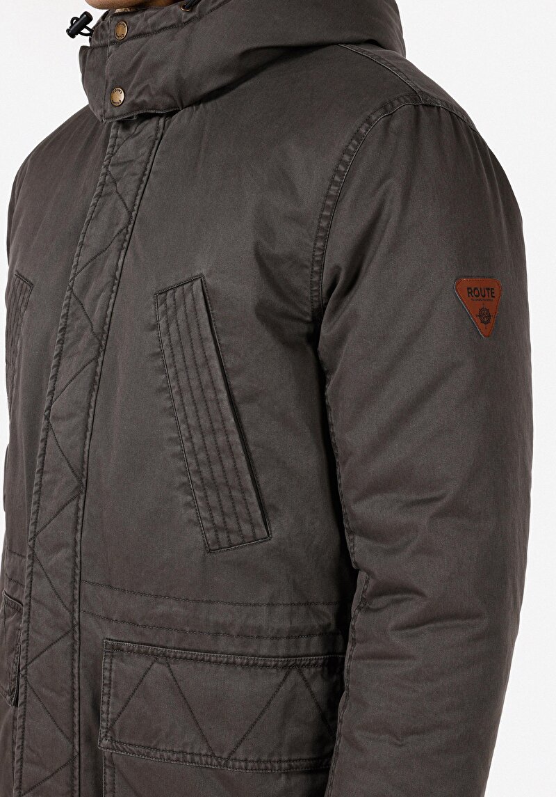 Показати інформацію про Пальто Чоловіче Зелене  Cl1071020