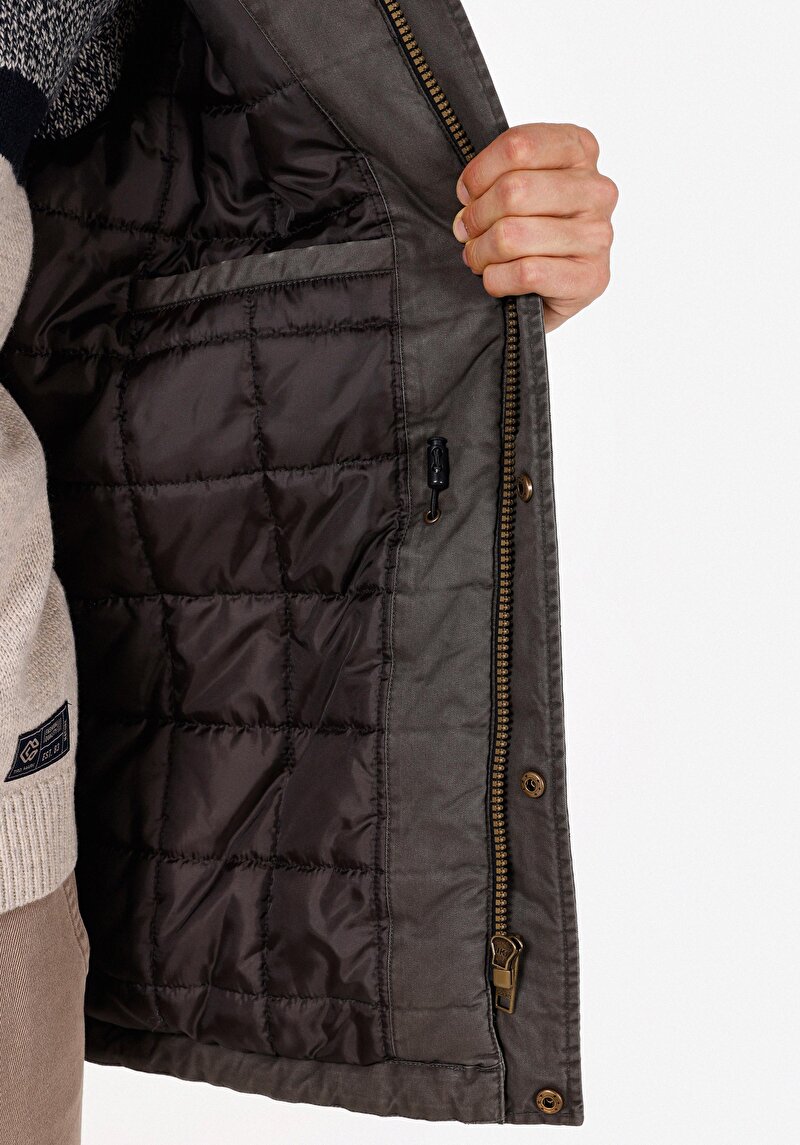 Показати інформацію про Пальто Чоловіче Зелене  Cl1071020