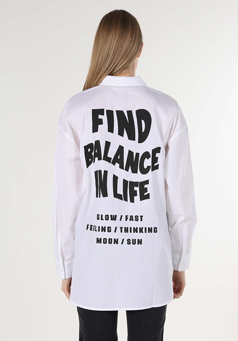 Показати інформацію про Сорочка З Довгим Рукавом Жіноча Біла  Cl1062956