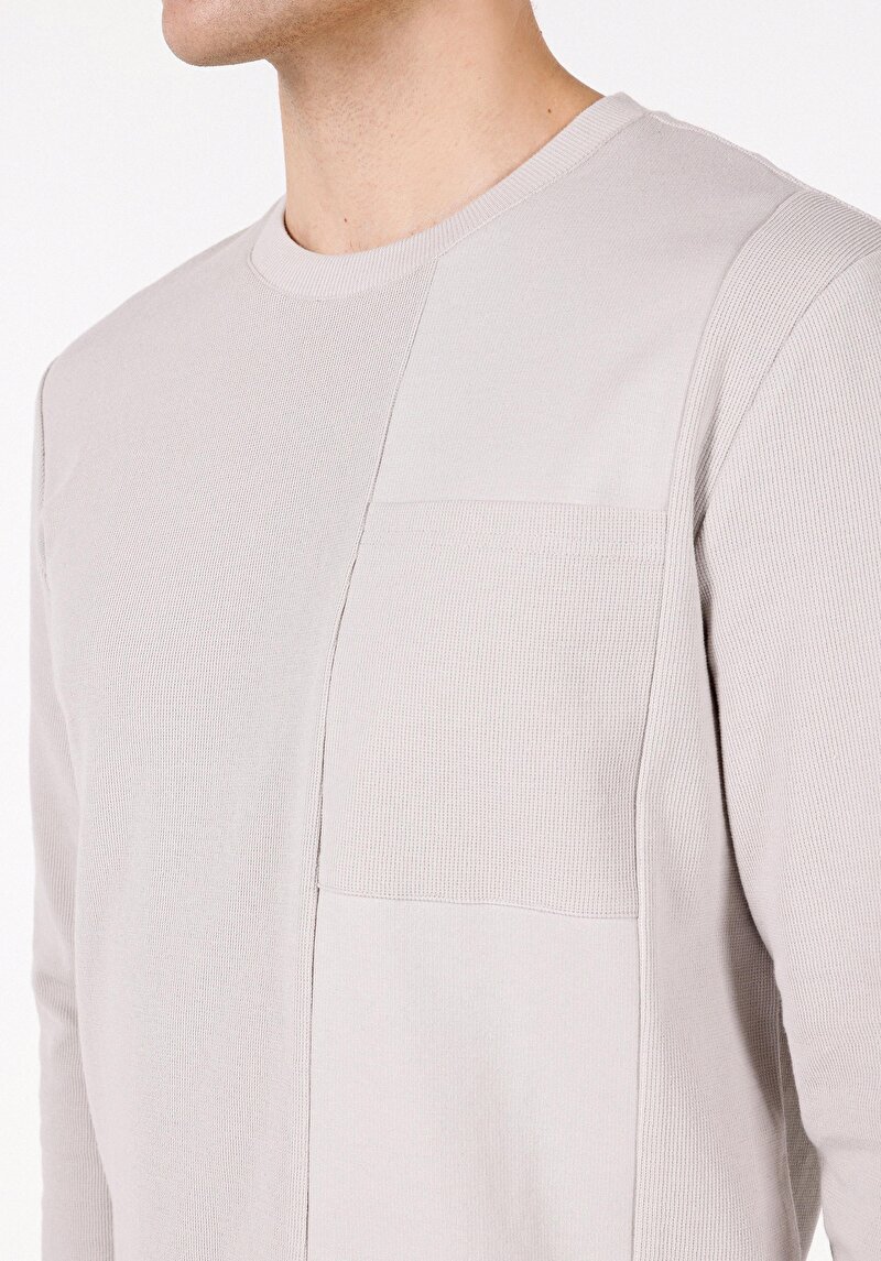 Показати інформацію про Футболка З Довгим Рукавом Чоловіча Сіра  Cl1071028