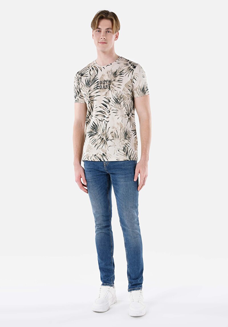 Зображення 044 Karl Джинси Чоловічі Блакитні Прямого Крою Cl1067214