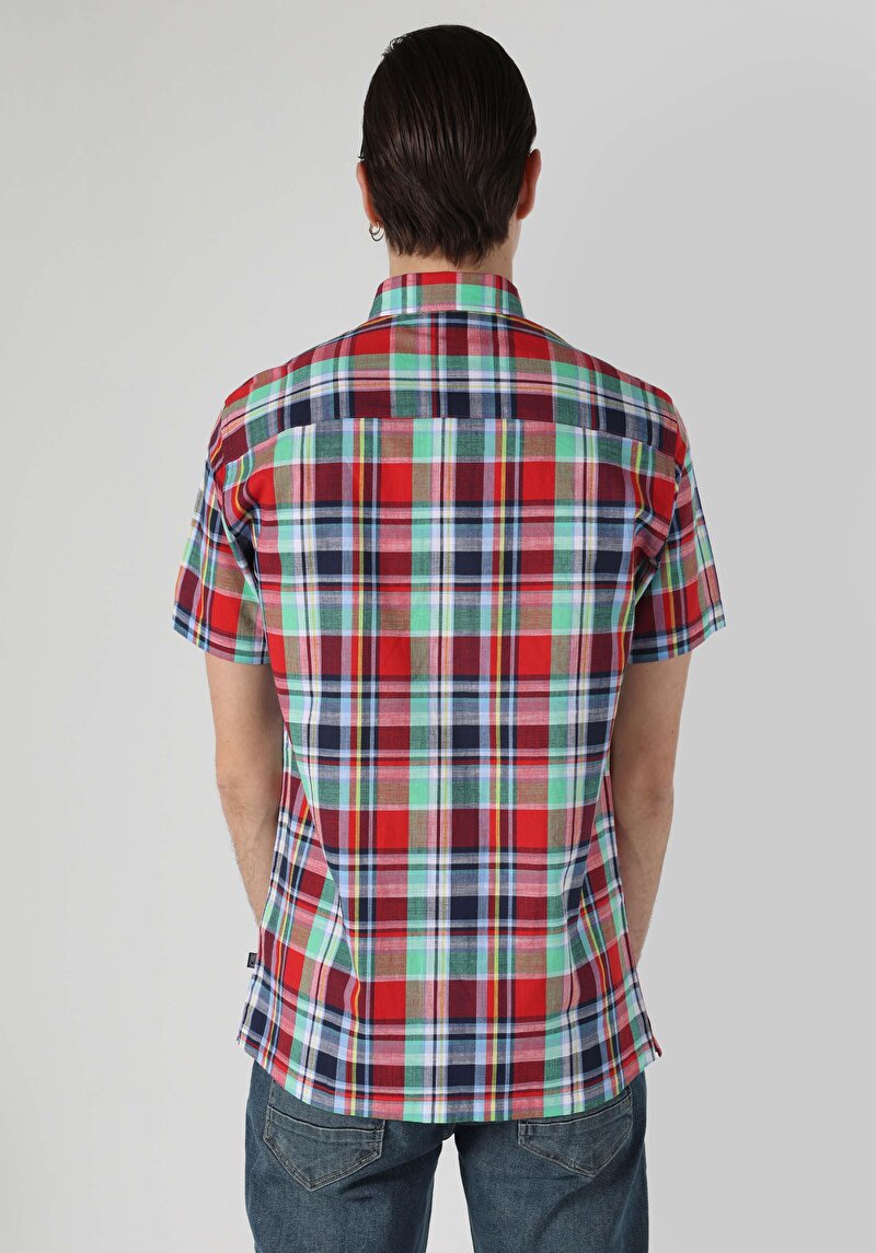 Показати інформацію про Сорочка З Коротким Рукавом Чоловіча Мультіколор  Cl1063137