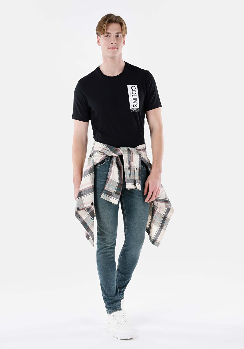 Зображення 044 Karl Джинси Чоловічі Чорні Прямого Крою Cl1067217