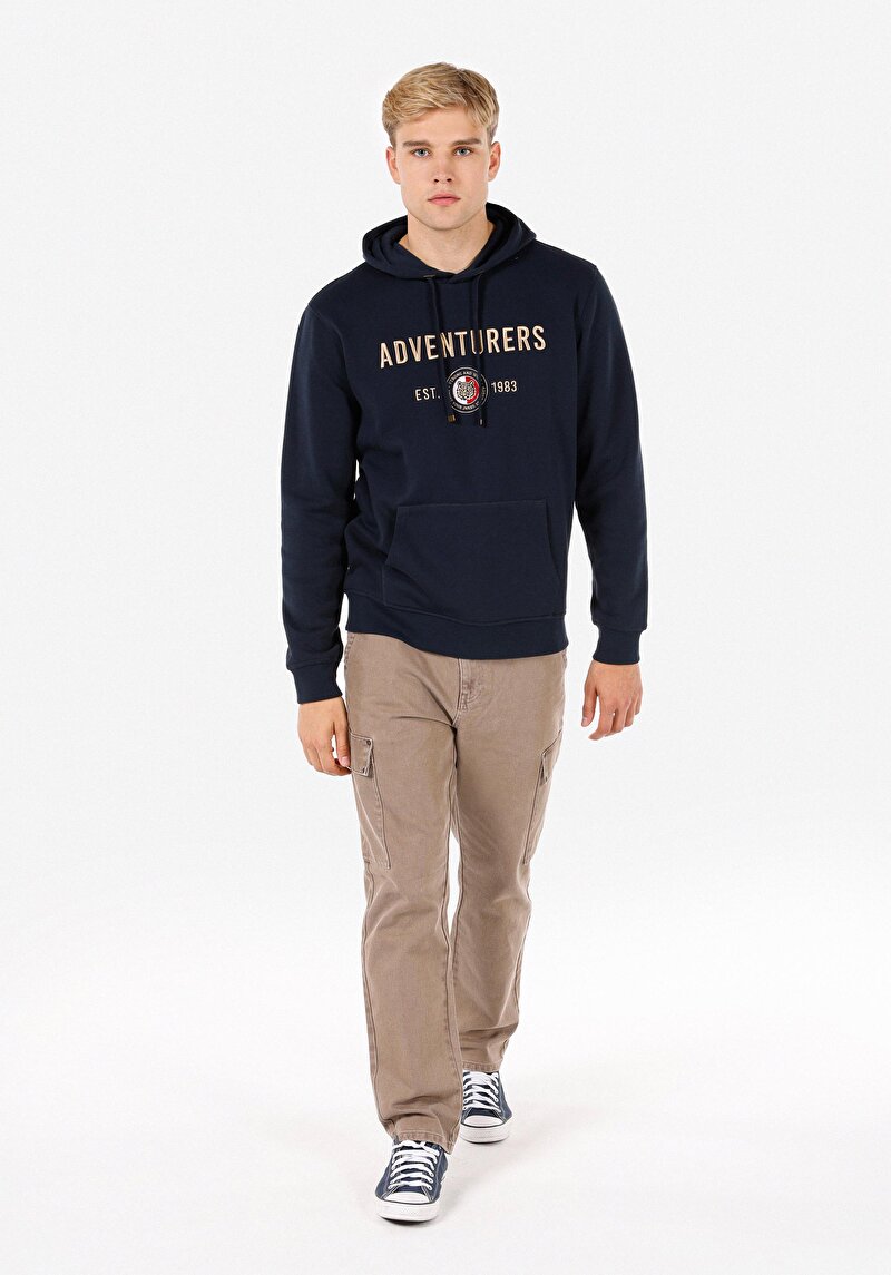 Показати інформацію про Толстовка Чоловіча Синя  Cl1071731