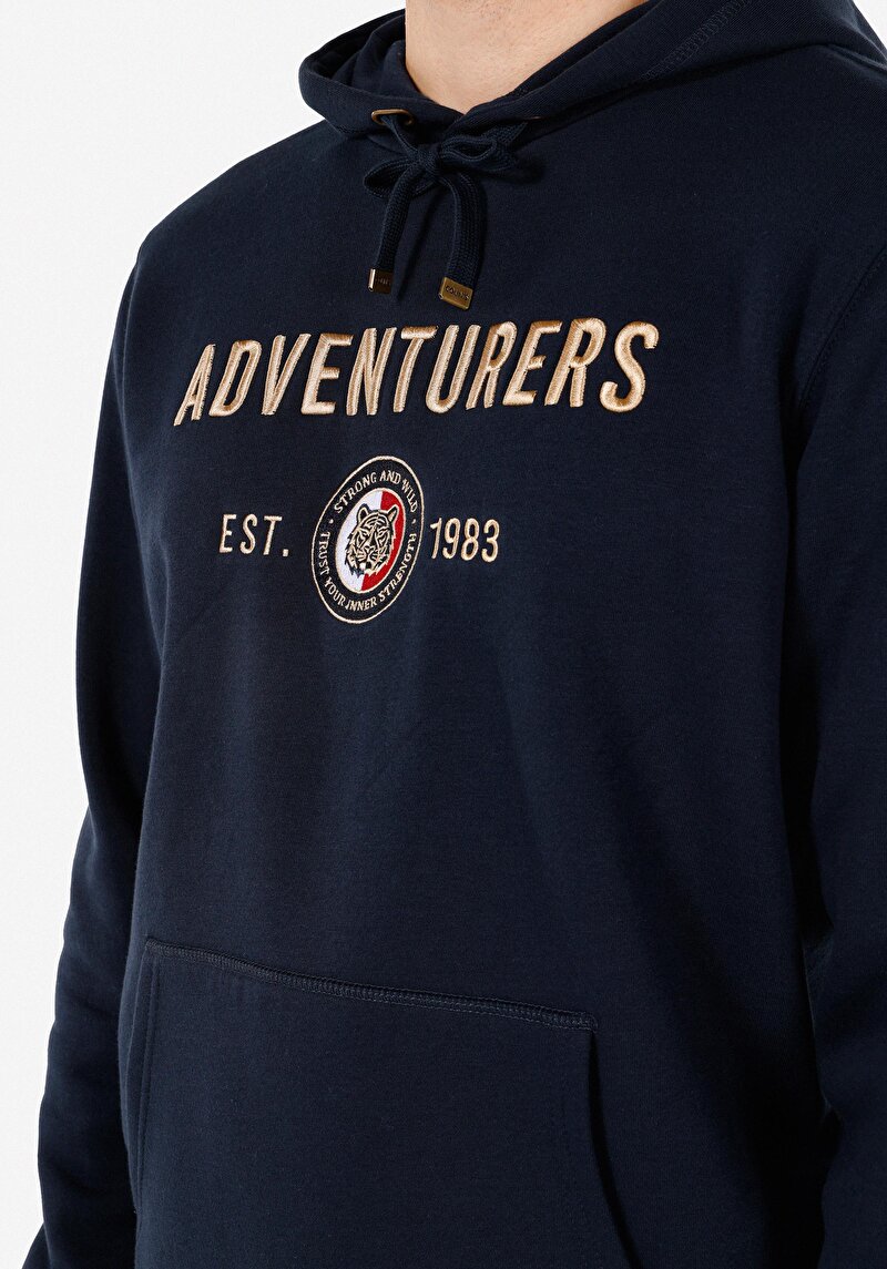 Показати інформацію про Толстовка Чоловіча Синя  Cl1071731