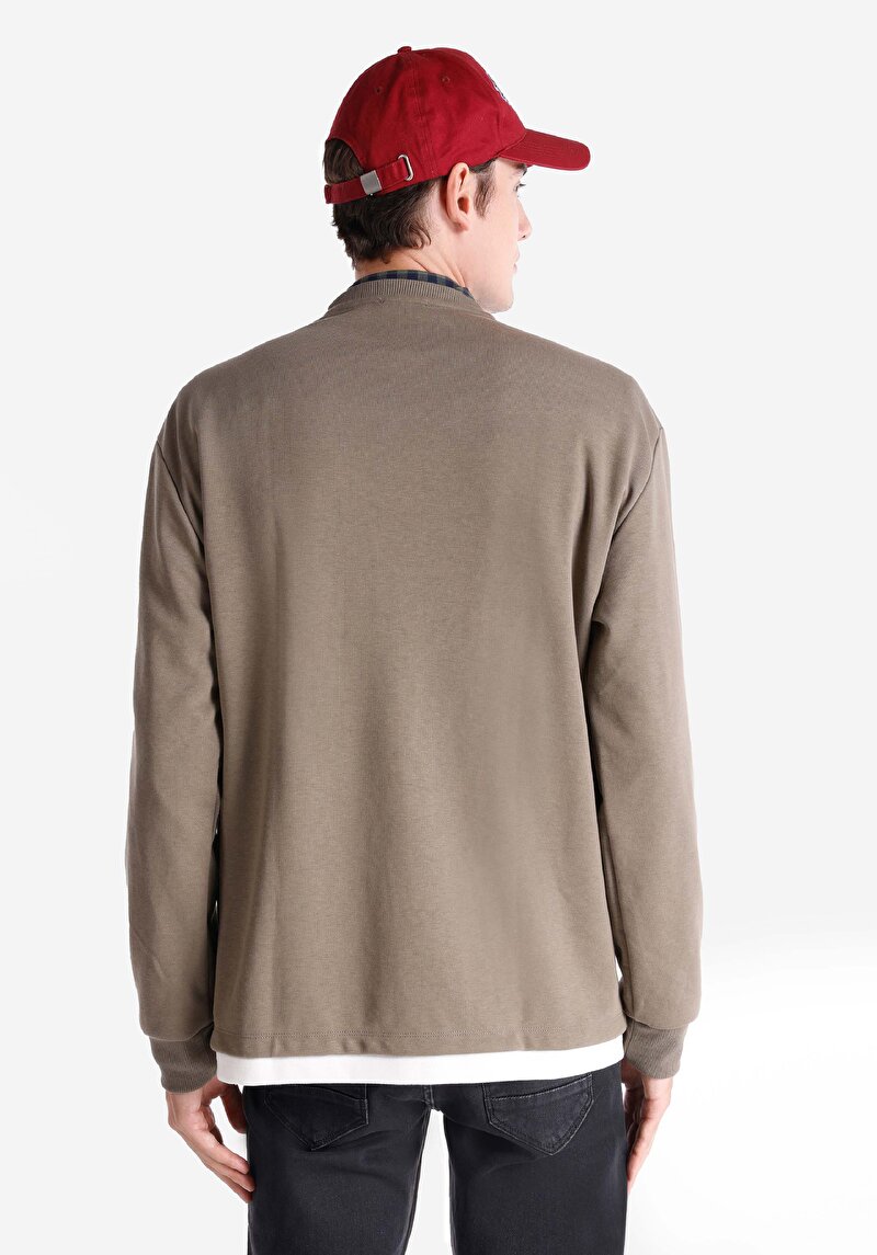 Показати інформацію про Футболка З Довгим Рукавом Чоловіча Сіра  Cl1065598