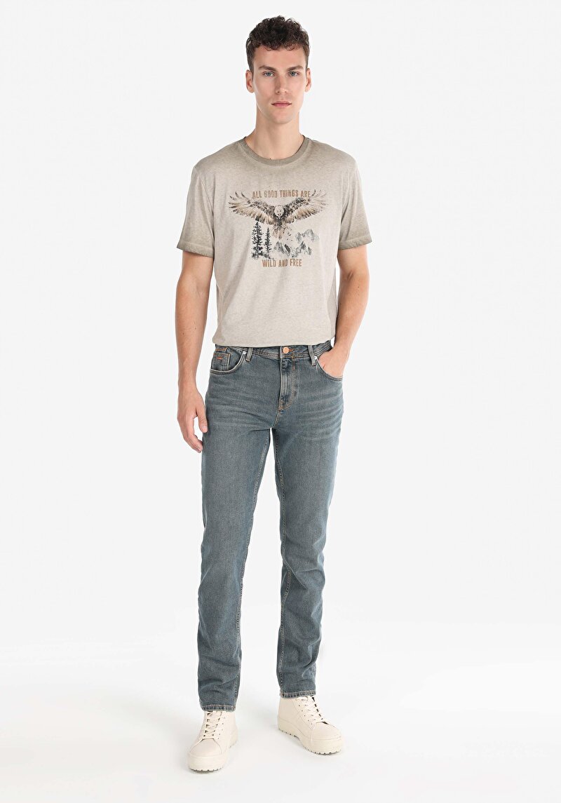 Зображення 044 Karl Джинси Чоловічі Прямого Крою Cl1065606