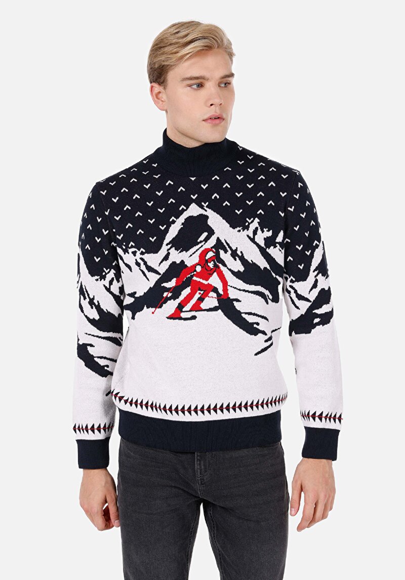 Зображення Светр Чоловічий Синій Cl1071754