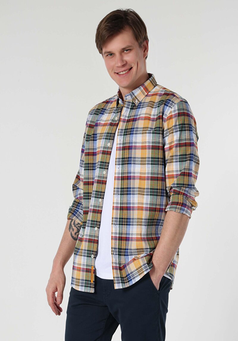 Зображення Сорочка З Довгим Рукавом Чоловіча Мультіколор  Cl1063202