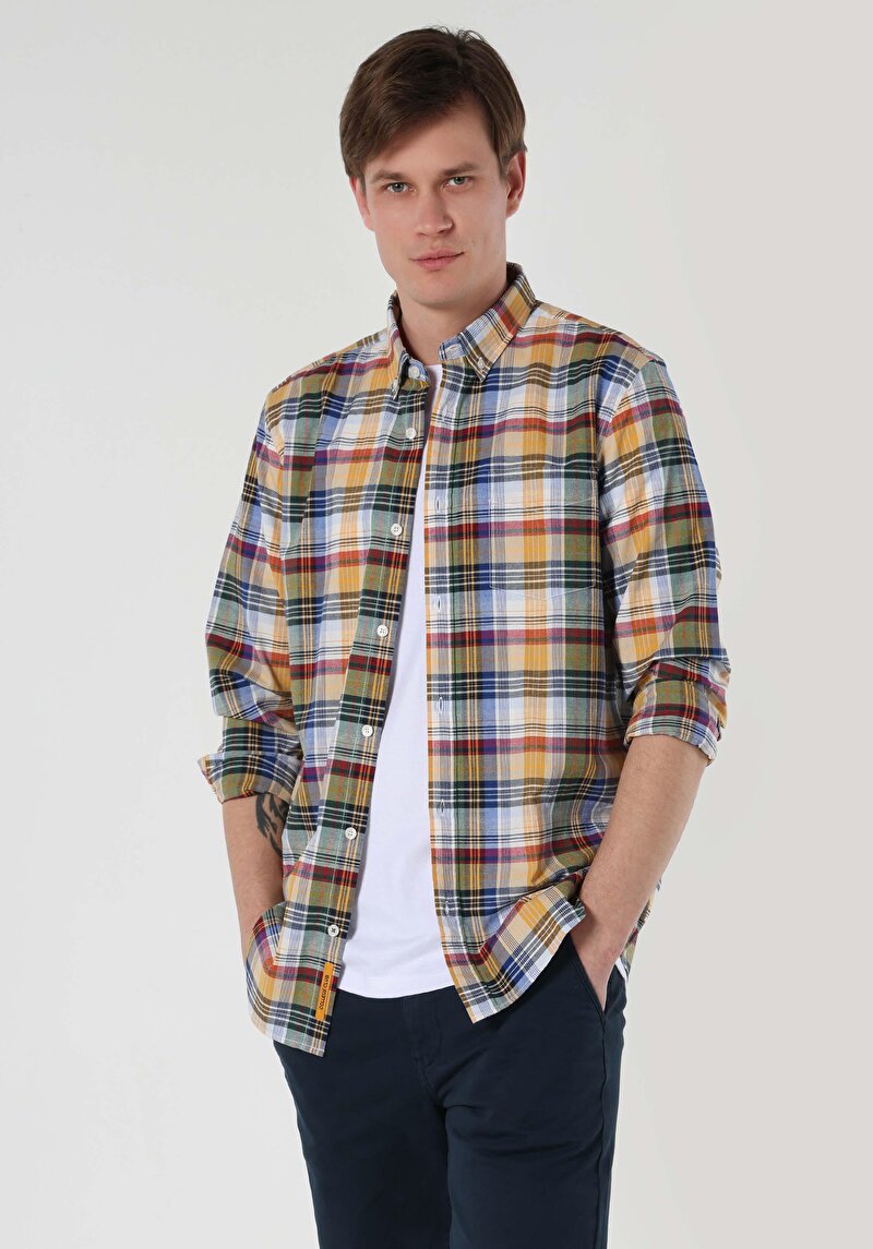 Показати інформацію про Сорочка З Довгим Рукавом Чоловіча Мультіколор  Cl1063202