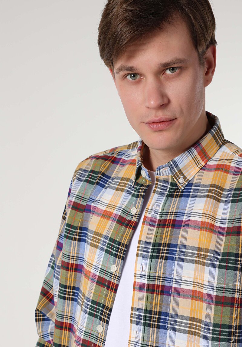 Показати інформацію про Сорочка З Довгим Рукавом Чоловіча Мультіколор  Cl1063202