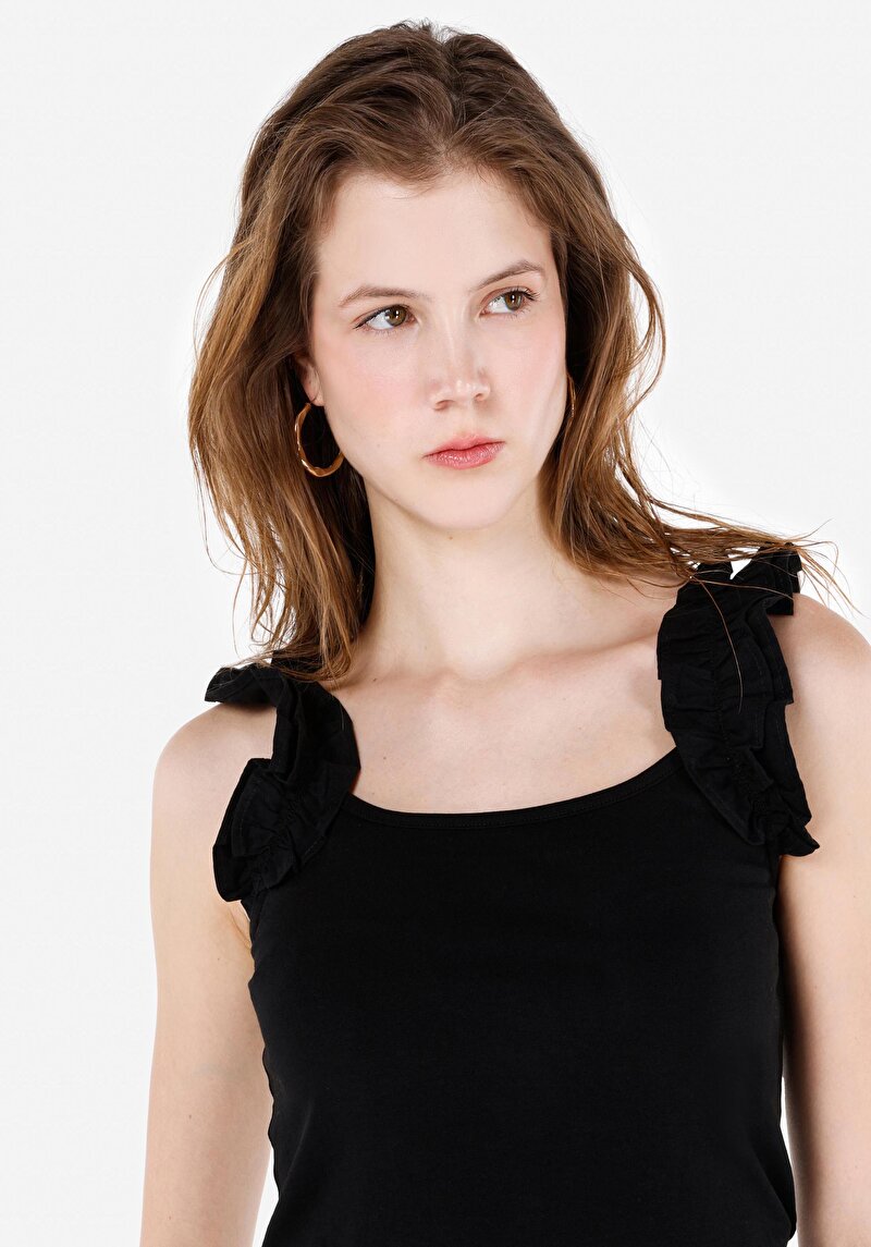 Показати інформацію про Майка Жіноча Чорна  Cl1069084