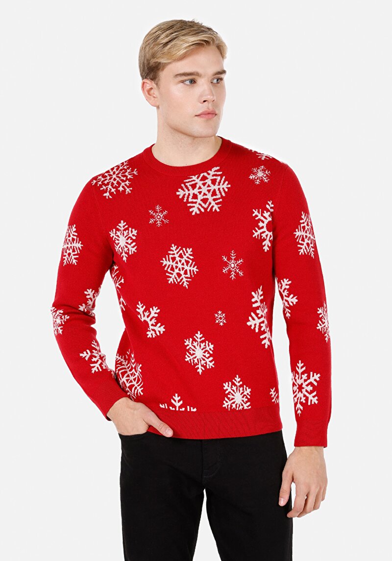 Зображення Светр Чоловічий Червоний Cl1071759