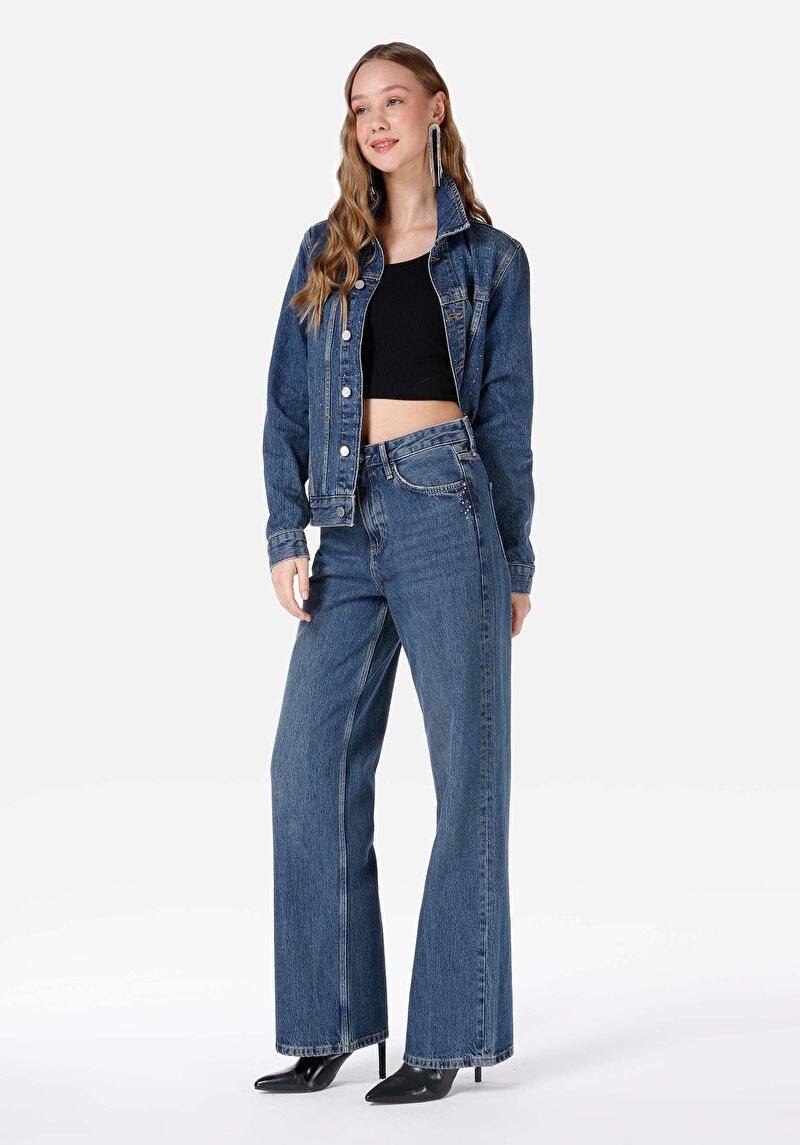 Зображення 970 Berry Джинси Жіночі Блакитні Класичного Крою Cl1067233