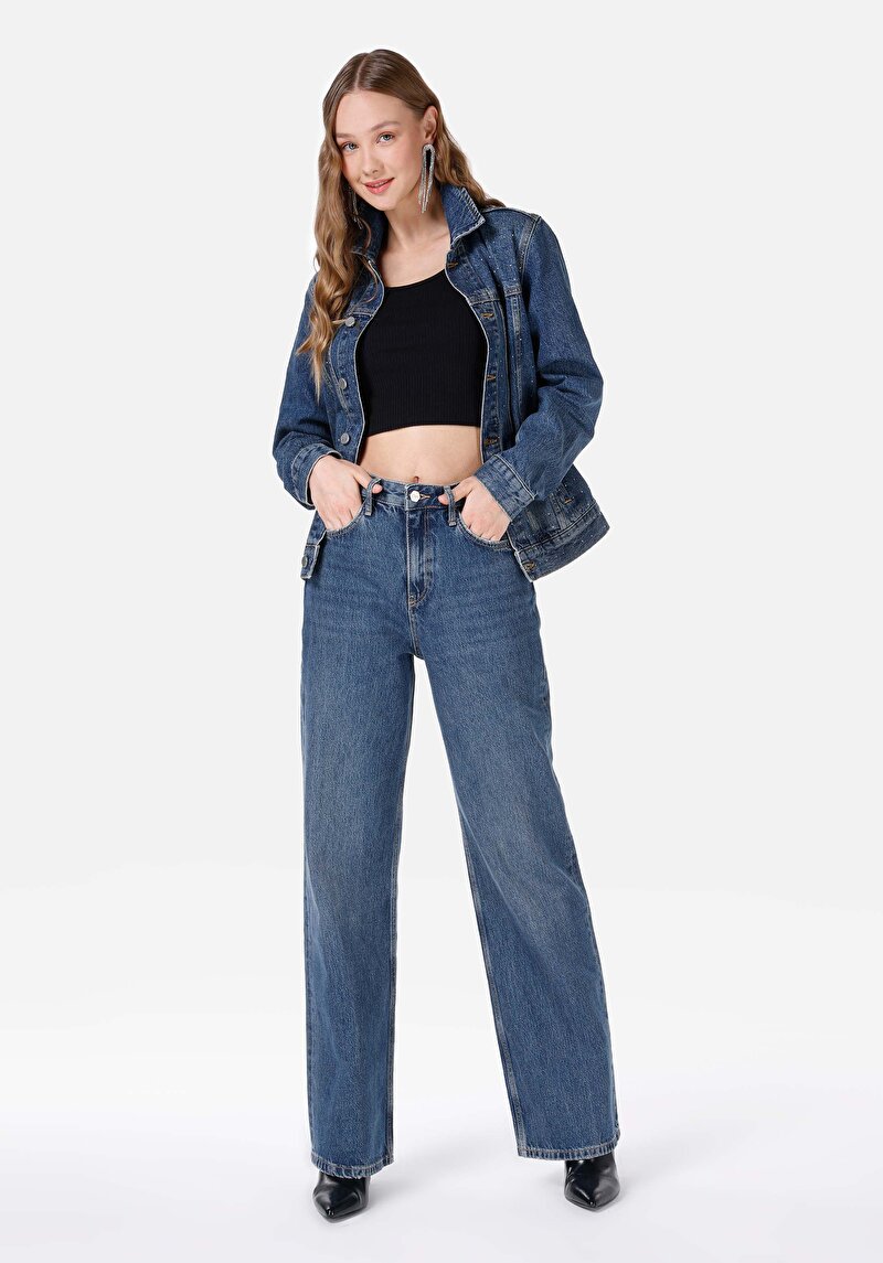 Зображення 970 Berry Джинси Жіночі Блакитні Класичного Крою Cl1067233