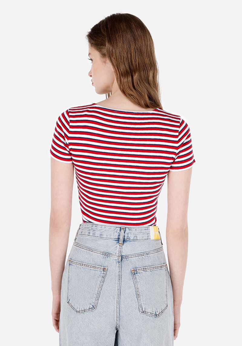 Показати інформацію про Футболка З Коротким Рукавом Жіноча Червона  Cl1069122