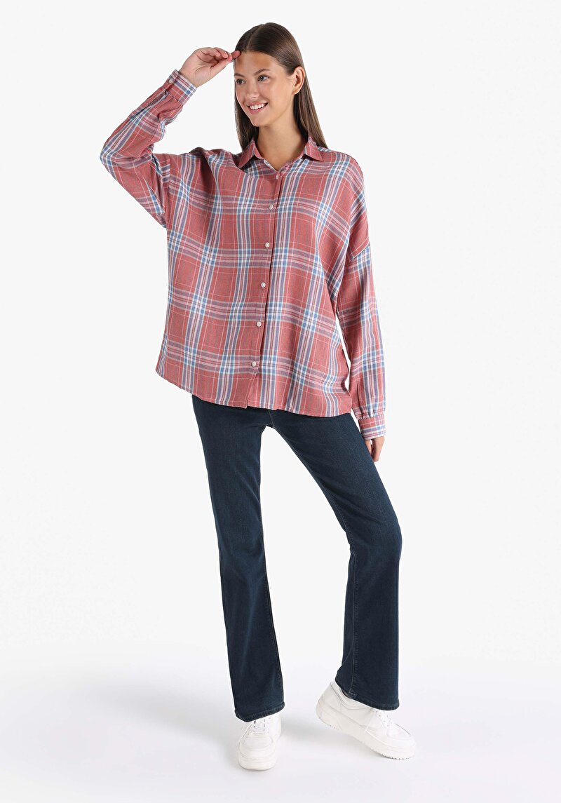 Показати інформацію про Сорочка З Довгим Рукавом Жіноча Помаранчева  Cl1065637