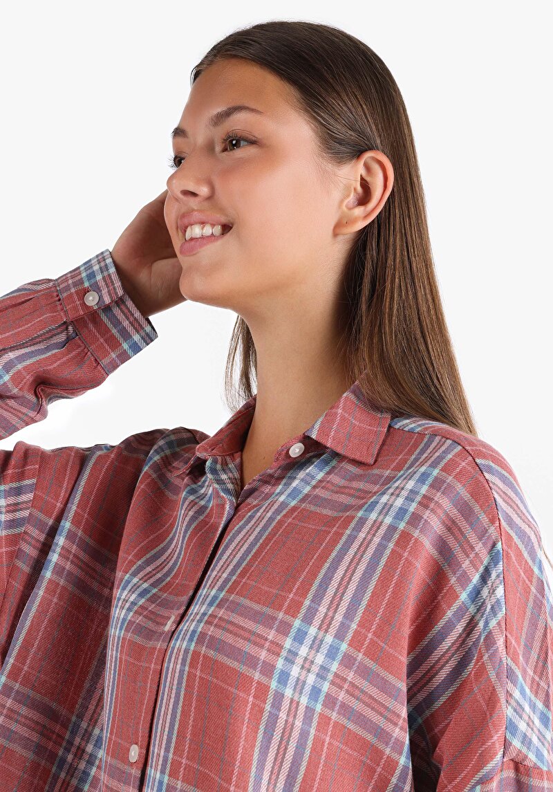 Показати інформацію про Сорочка З Довгим Рукавом Жіноча Помаранчева  Cl1065637