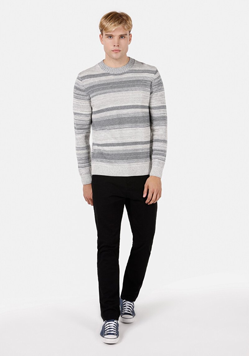 Показати інформацію про Светр Чоловічий Сірий  Cl1071782